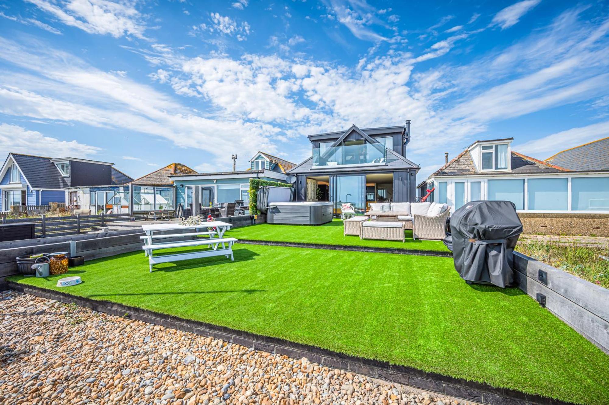 Aqua Blu Beach House Holiday Rental Pevensey Kültér fotó